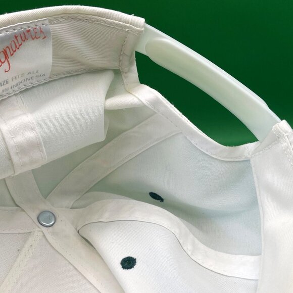 Signature Awesome DAD Embroidered Cap Green White Snapback Hat Fathers Day Gift - Picture 8 of 9